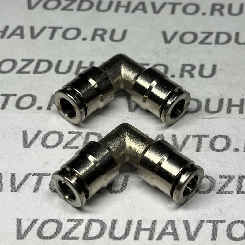 Фитинг угловой 06-06 Camozzi R6550 6 цинк (НОВАЯ СЕРИЯ)