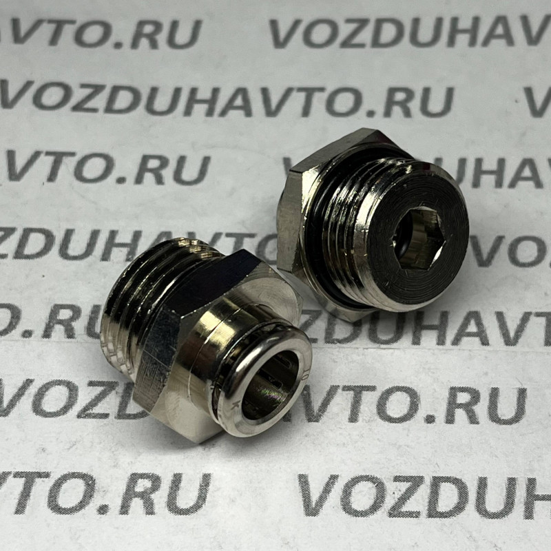 Фитинг прямой 10-1/2 Camozzi R6512