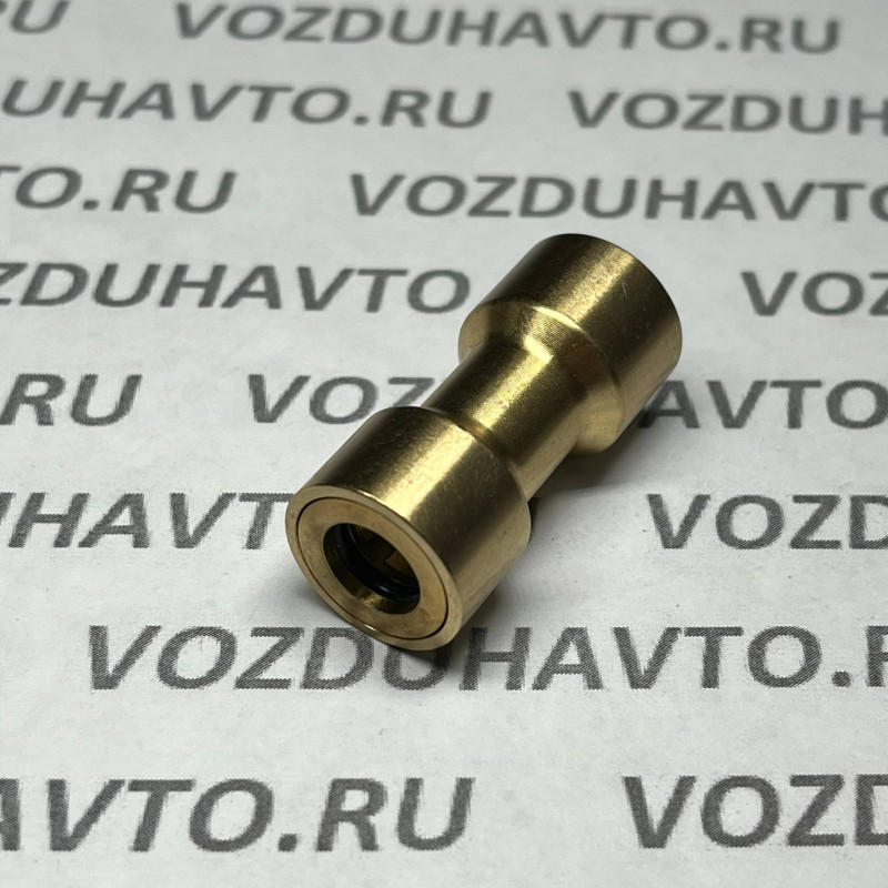 Фитинг прямой 08-08 (соеденитель) ТИСКОН (РОССИЯ) (аналог Camozzi 9580)