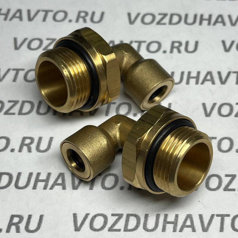 Фитинг угловой 08-М22 ТИСКОН (РОССИЯ) (аналог Camozzi 9502)