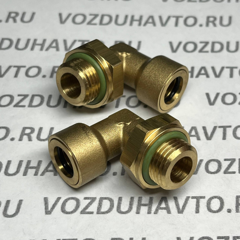 Фитинг угловой 10-М16 ТИСКОН (РОССИЯ) (аналог Camozzi 9502)