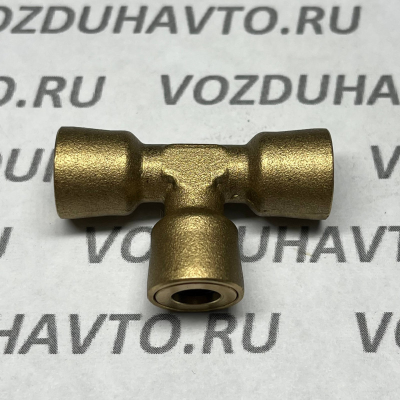 Фитинг тройник 06-06-06 ТИСКОН (РОССИЯ) (аналог Camozzi 9540/D6540)