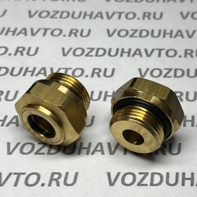 Фитинг прямой 12-М22 ТИСКОН (РОССИЯ) (аналог Camozzi 9512)