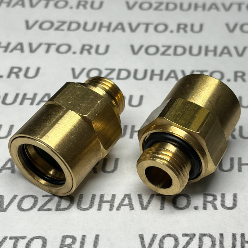 Фитинг прямой 16-М16 ТИСКОН (РОССИЯ) (аналог Camozzi 9512)