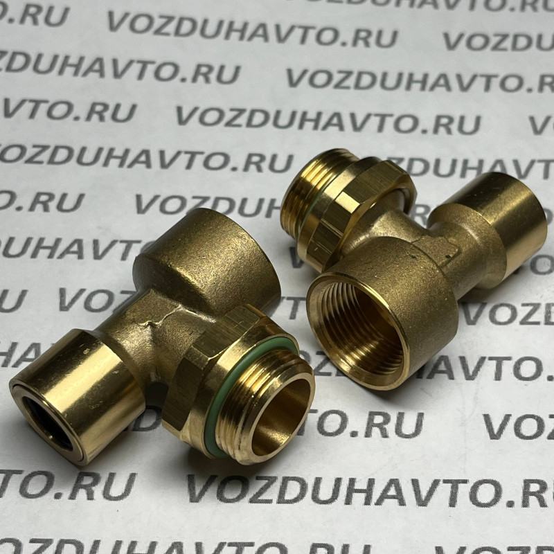 Фитинг тройник 12 -М22 -М22 вн ТИСКОН (РОССИЯ) (аналог Camozzi 9412)