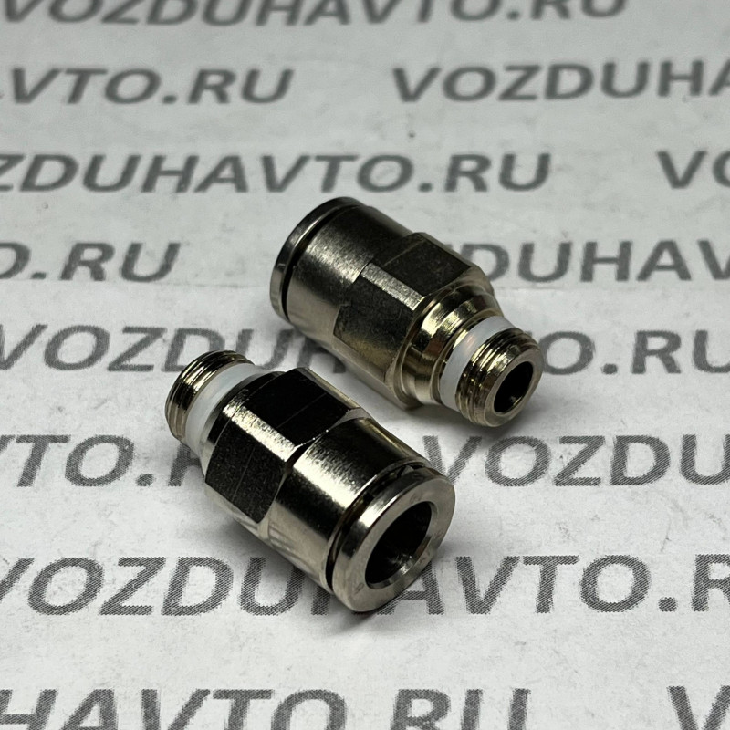Фитинг прямой 08-1/8 Camozzi S6510