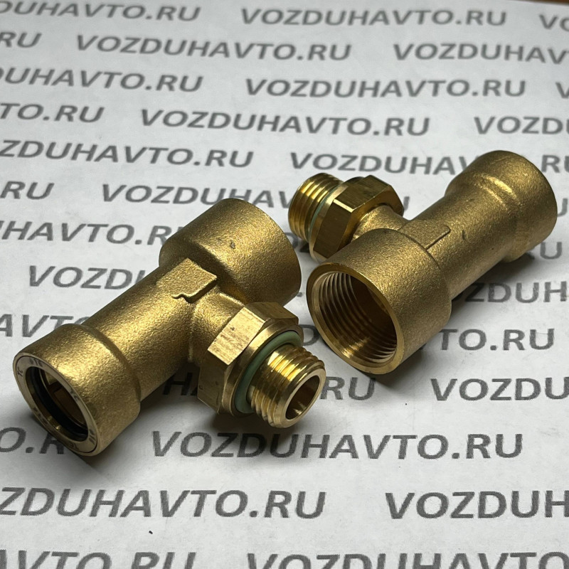 Фитинг тройник 16-М16-М22 вн. ТИСКОН (РОССИЯ) (аналог Camozzi 9412)