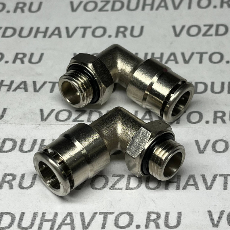 Фитинг угловой 10-1/4 поворотный Camozzi R6522 цанговый