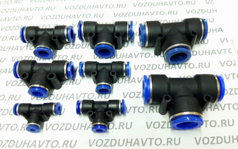 Фитинг соед. для трубок Ф 15 мм (тройник)