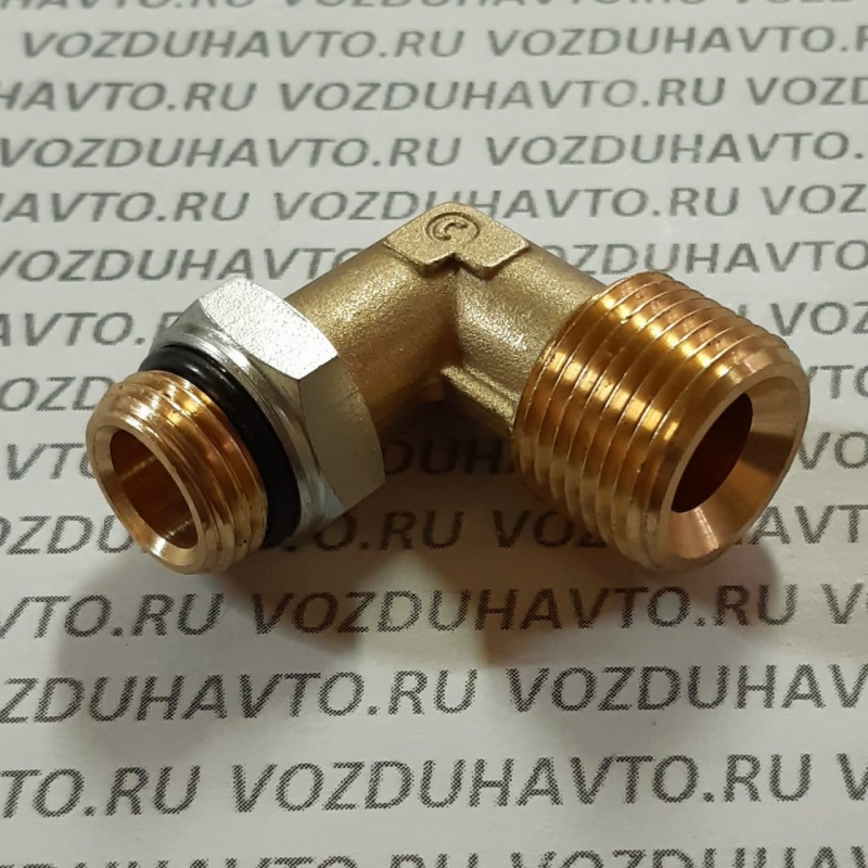 Угольник М16 х М20 в сборе Camozzi D2012 (энергоаккумулятора)