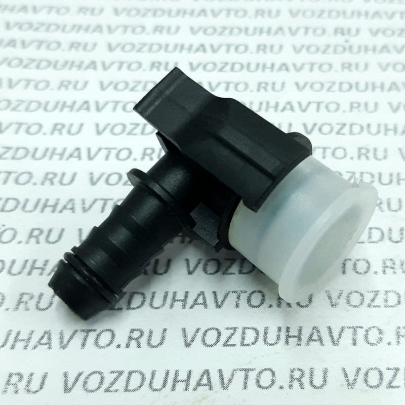 Фитинг наконечник пластик Ф12 угловой/конектор быстросъем/конвейерный