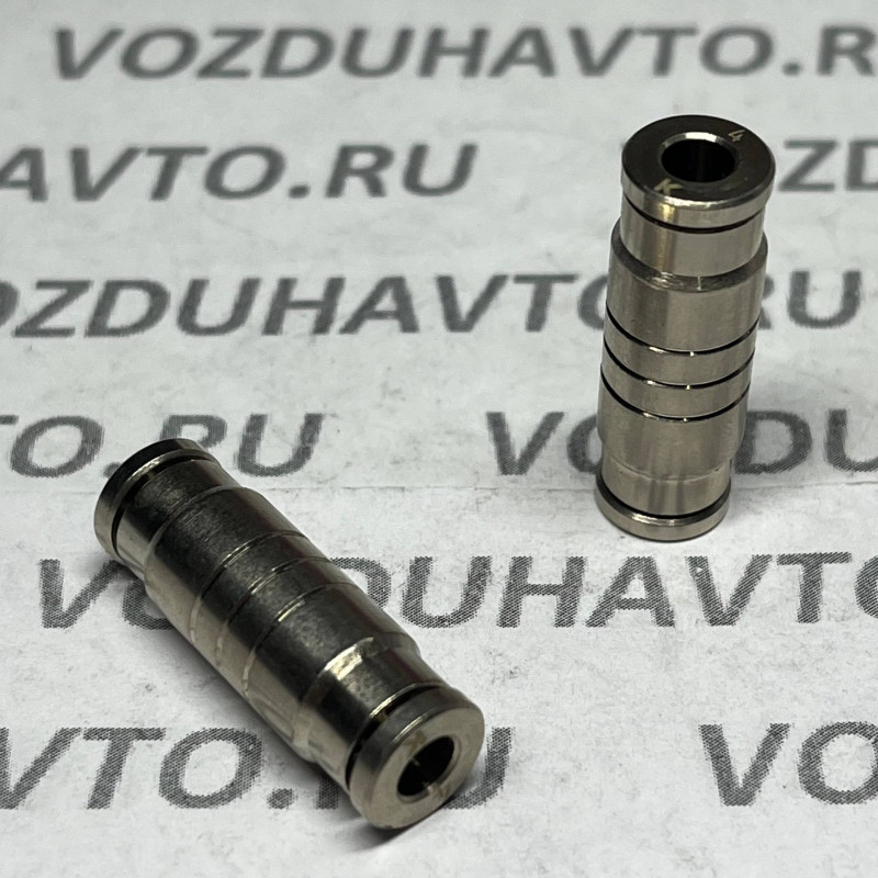 Фитинг прямой 04-04 (соеденитель) Camozzi R6580 4 (НОВАЯ СЕРИЯ)