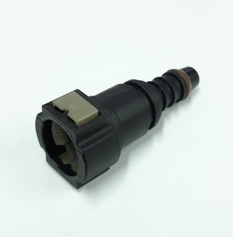 Штуцер топливный D9.49 под трубку 10мм прямой