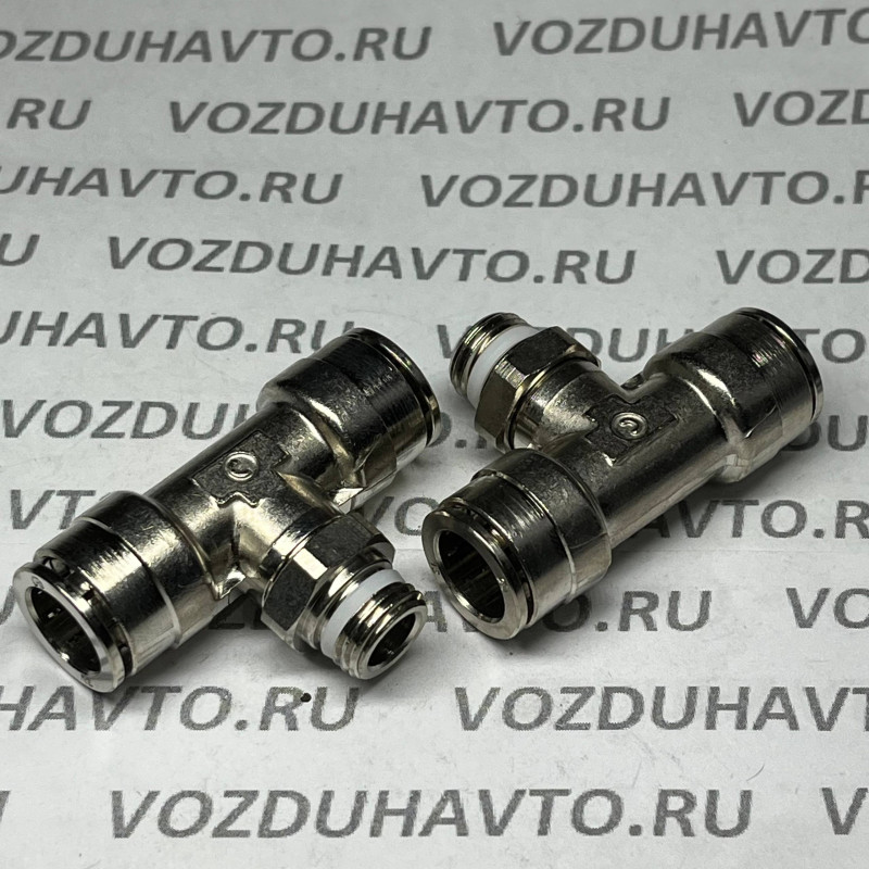 Фитинг тройник 12 - 1/4 - 12 поворотный Camozzi S6430